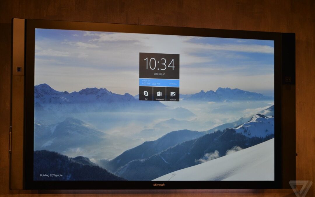 Microsoft Announces 84″ Surface Hub